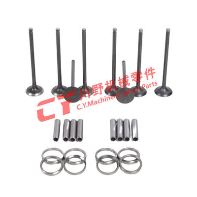 खुदाई इंजन 4M50 वाल्व और वाल्व गाइड और वाल्व सीट भागों का वजन 0.8-0.2-0.15